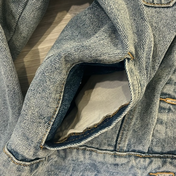 Cotton On Distressed Denim Jacket size 8 - Picture 4 of 7